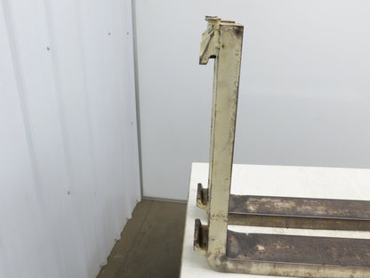 Kenhar K31220 5x42" Class 3 White Steel Forklift Forks Tines 20" Carriage 1-Pair