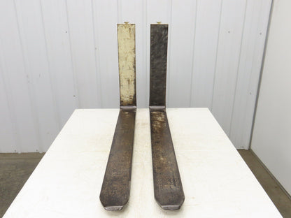 Kenhar K31220 5x42" Class 3 White Steel Forklift Forks Tines 20" Carriage 1-Pair