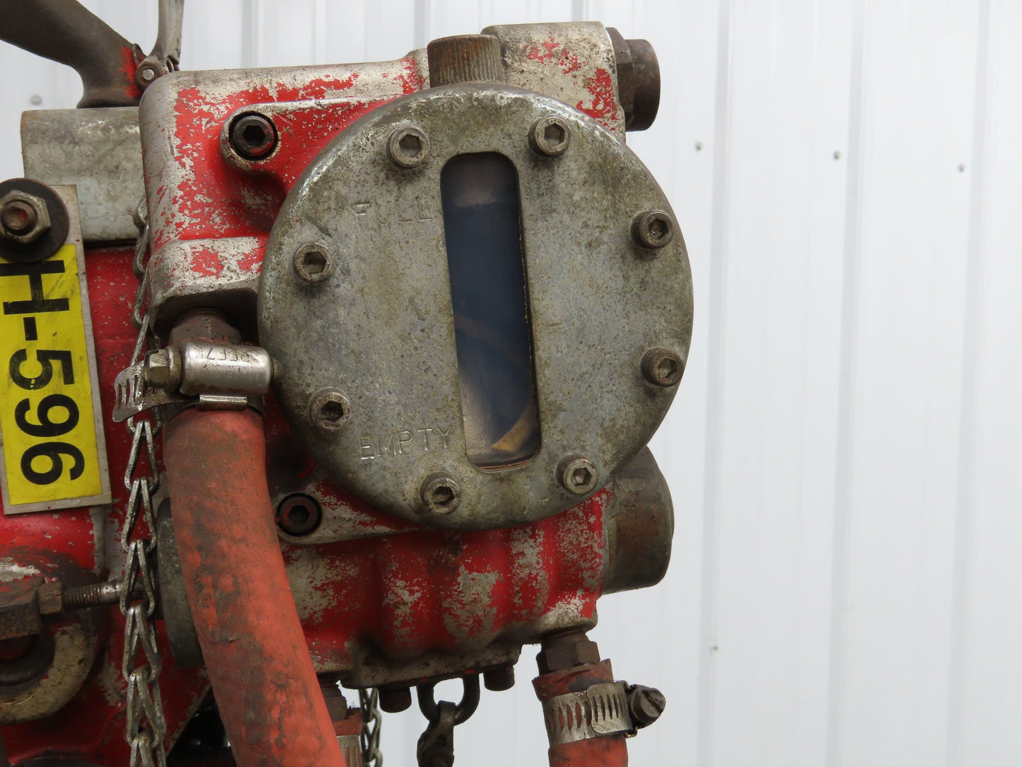 Chicago Pneumatic 1/4 Ton 500Lb Power Vane Air Chain Hoist 14' 8" Lift Pendant