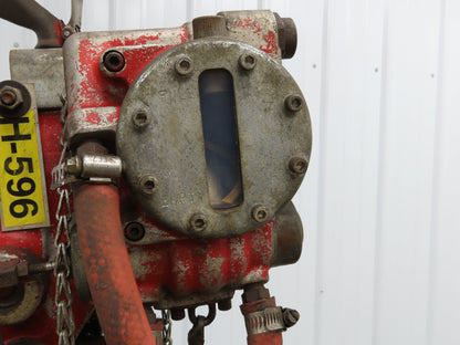 Chicago Pneumatic 1/4 Ton 500Lb Power Vane Air Chain Hoist 14' 8" Lift Pendant