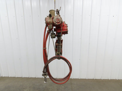 Chicago Pneumatic 1/4 Ton 500Lb Power Vane Air Chain Hoist 14' 8" Lift Pendant