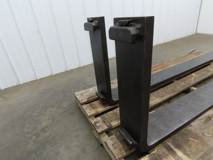 7x96" Class 3 Steel Forklift Lumber Forks Tines 20" Carriage 1-Pair