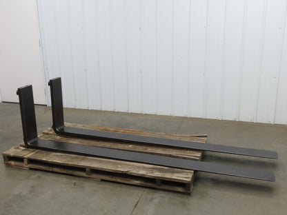 7x96" Class 3 Steel Forklift Lumber Forks Tines 20" Carriage 1-Pair