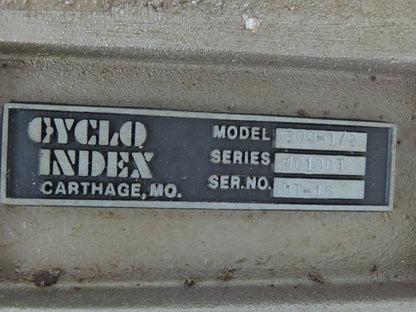 Cyclo Index 4010DT 300-1/2 Dial Table 2-Stop Cam Drive Indexer 180° Rotary 6.5"