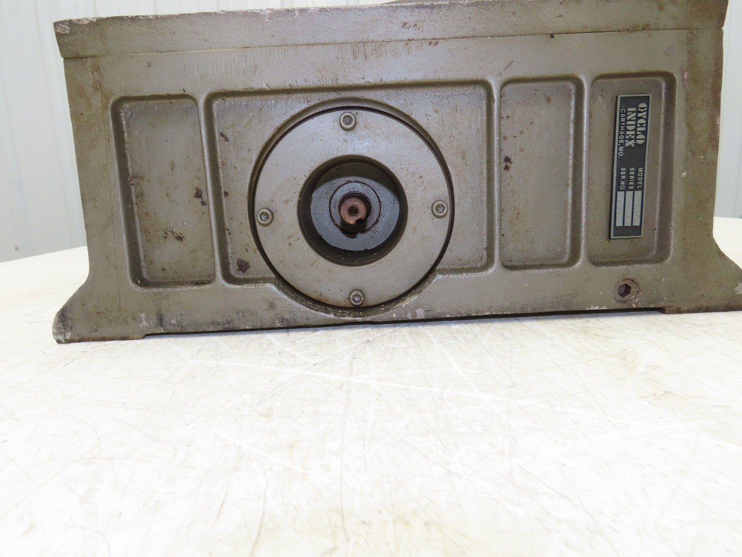 Cyclo Index 4010DT 300-1/2 Dial Table 2-Stop Cam Drive Indexer 180° Rotary 6.5"