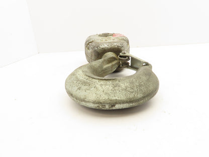 Coffing 4 Ton Chain Hoist Lower Hook Block Assembly Double Reeved