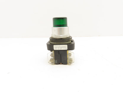 Allen Bradley 800T-QT20G Green Illuminated Pushbutton 30mm
