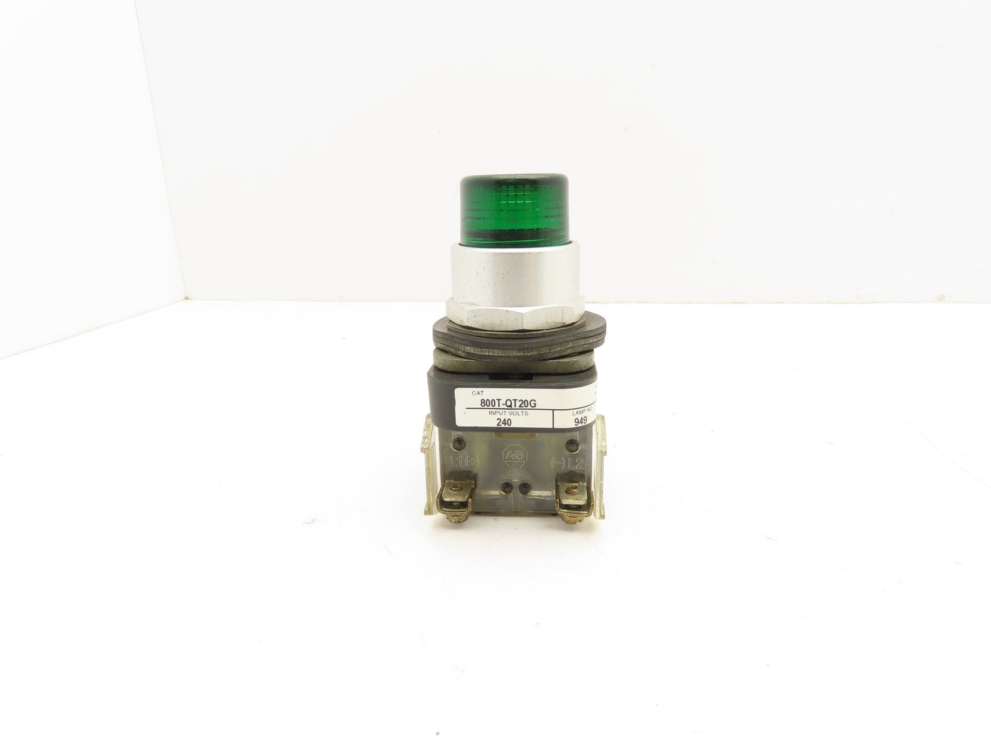 Allen Bradley 800T-QT20G Green Illuminated Pushbutton 30mm