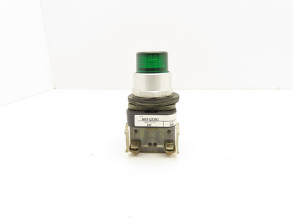 Allen Bradley 800T-QT20G Green Illuminated Pushbutton 30mm