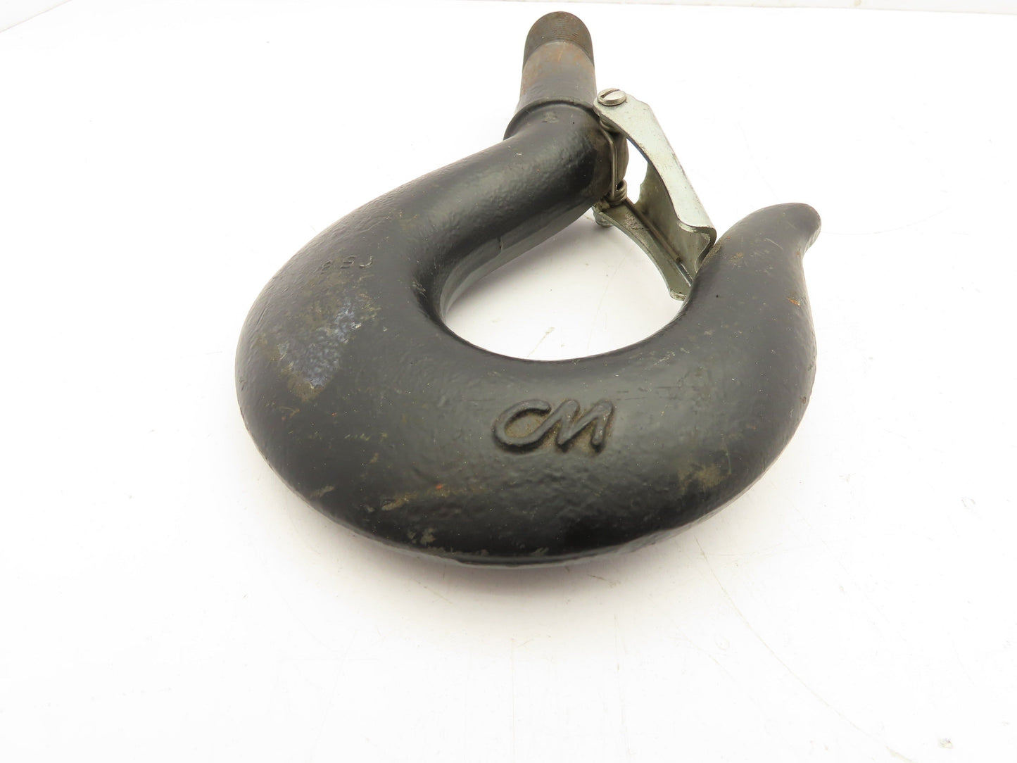 CM Lodestar 3-4 Ton Chain Hoist Upper Hook Threaded Shank w/Latch No 8