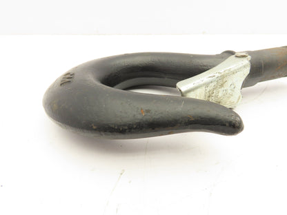 CM Lodestar 3-4 Ton Chain Hoist Upper Hook Threaded Shank w/Latch No 8