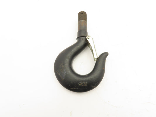 CM Lodestar 3-4 Ton Chain Hoist Upper Hook Threaded Shank w/Latch No 8