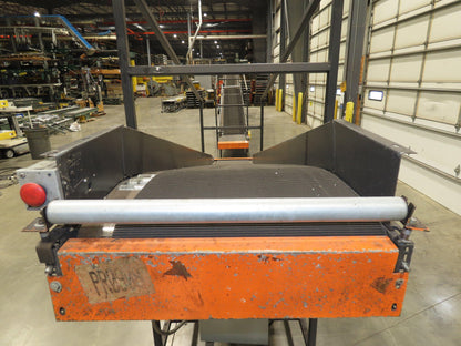 Alvey 28"x 17' Slider Bed 24" Belt Incline Conveyor Variable Speed Drive 460V