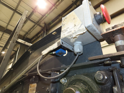 Alvey 28"x 17' Slider Bed 24" Belt Incline Conveyor Variable Speed Drive 460V