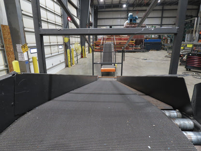 Alvey 28"x 17' Slider Bed 24" Belt Incline Conveyor Variable Speed Drive 460V