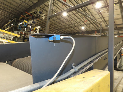 Alvey 28"x 17' Slider Bed 24" Belt Incline Conveyor Variable Speed Drive 460V