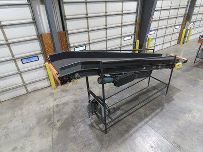 Alvey 28"x 17' Slider Bed 24" Belt Incline Conveyor Variable Speed Drive 460V