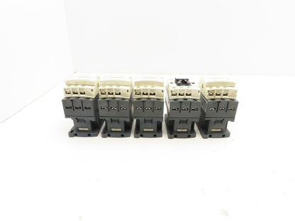 Schneider Electric LC1D09 Contactor 120V Coil 3 Pole Lot of 5