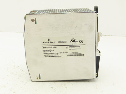 Sola Emerson SDN 20-24-100C PLC Power Supply 100-240V 5.6A