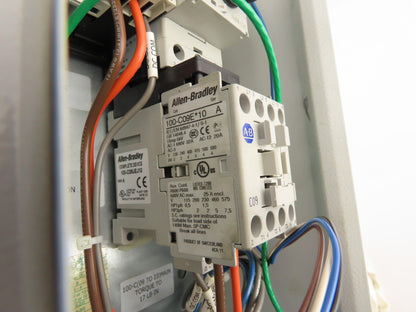 Dematic Manual Motor Circuit Breaker Contactor Disconnect Box 480V 140M-C2E-B63