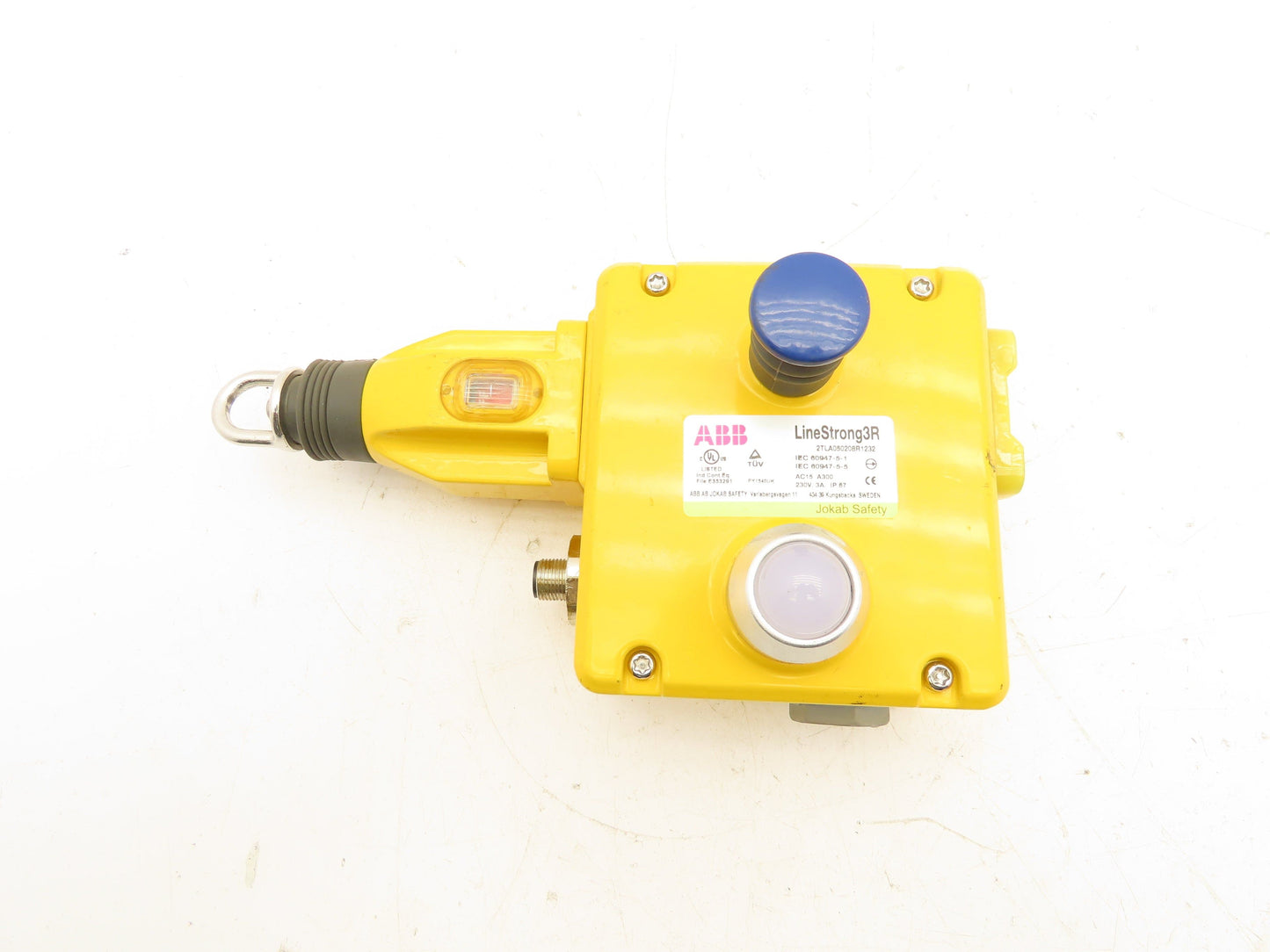 ABB Jokab Safety LineStrong3R Rope Pull Grab Cable Switch E-Stop 2TLA050208R1232