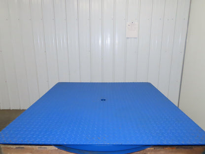 Vestil CA-KP-4848-4 Heavy Duty King Pin Carousel 48x48" 4000lb 1/4" Steel Plate