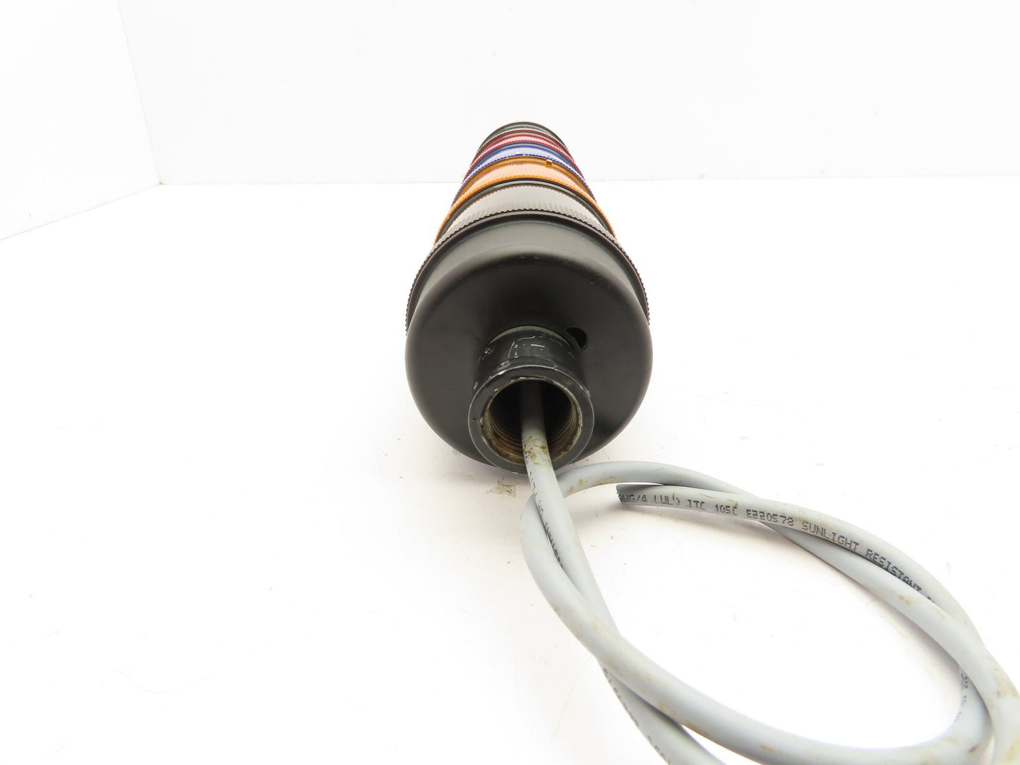 Pepperl+Fuchs VBA-4A-70MM VAZ-LED Stack Light Tower w/Horn Red Blue Amber 24V