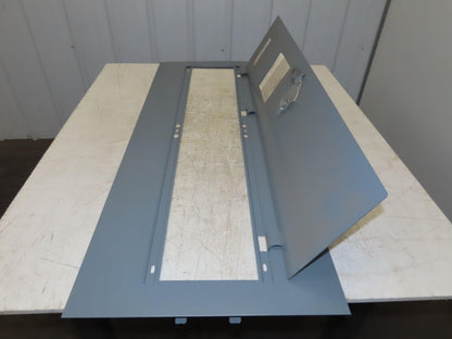 Square D MHC50S Breaker Box Panelboard Cover Hinged Door 20x50" Surface Gray