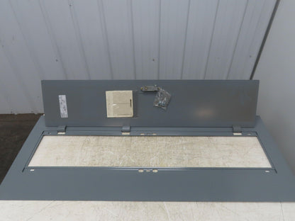 Square D MHC50S Breaker Box Panelboard Cover Hinged Door 20x50" Surface Gray