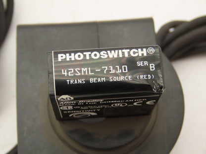 Allen Bradley 42SMR-7110 Photoswitch Trans Beam Receiver Source Ser B