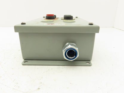 SCE-6PBI Pushbutton Control Station Enclosure Start/Stop/Reset 6-Button Box