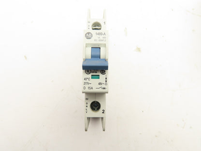 Allen Bradley 1489-A1D150 Circuit Breaker 1 Pole 15A Lot of 9