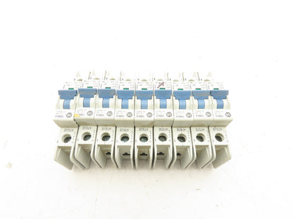 Allen Bradley 1489-A1D150 Circuit Breaker 1 Pole 15A Lot of 9