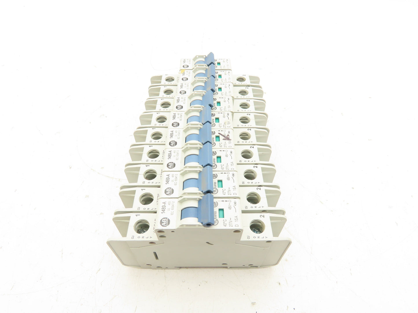 Allen Bradley 1489-A1D150 Circuit Breaker 1 Pole 15A Lot of 9