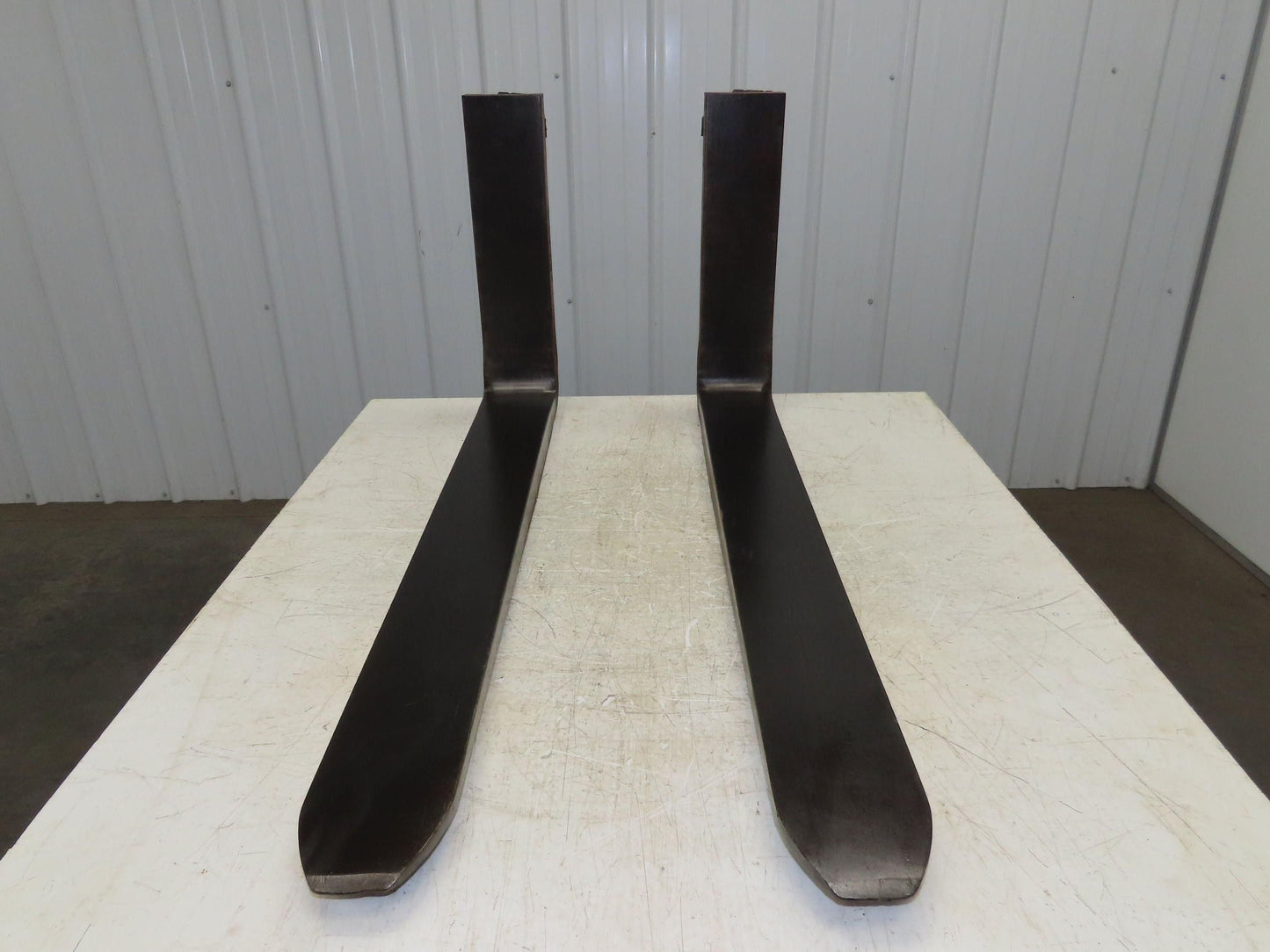 Kenhar K-S82 4x42" Class 2 Steel Forklift Forks Tines 16" Carriage 1-Pair