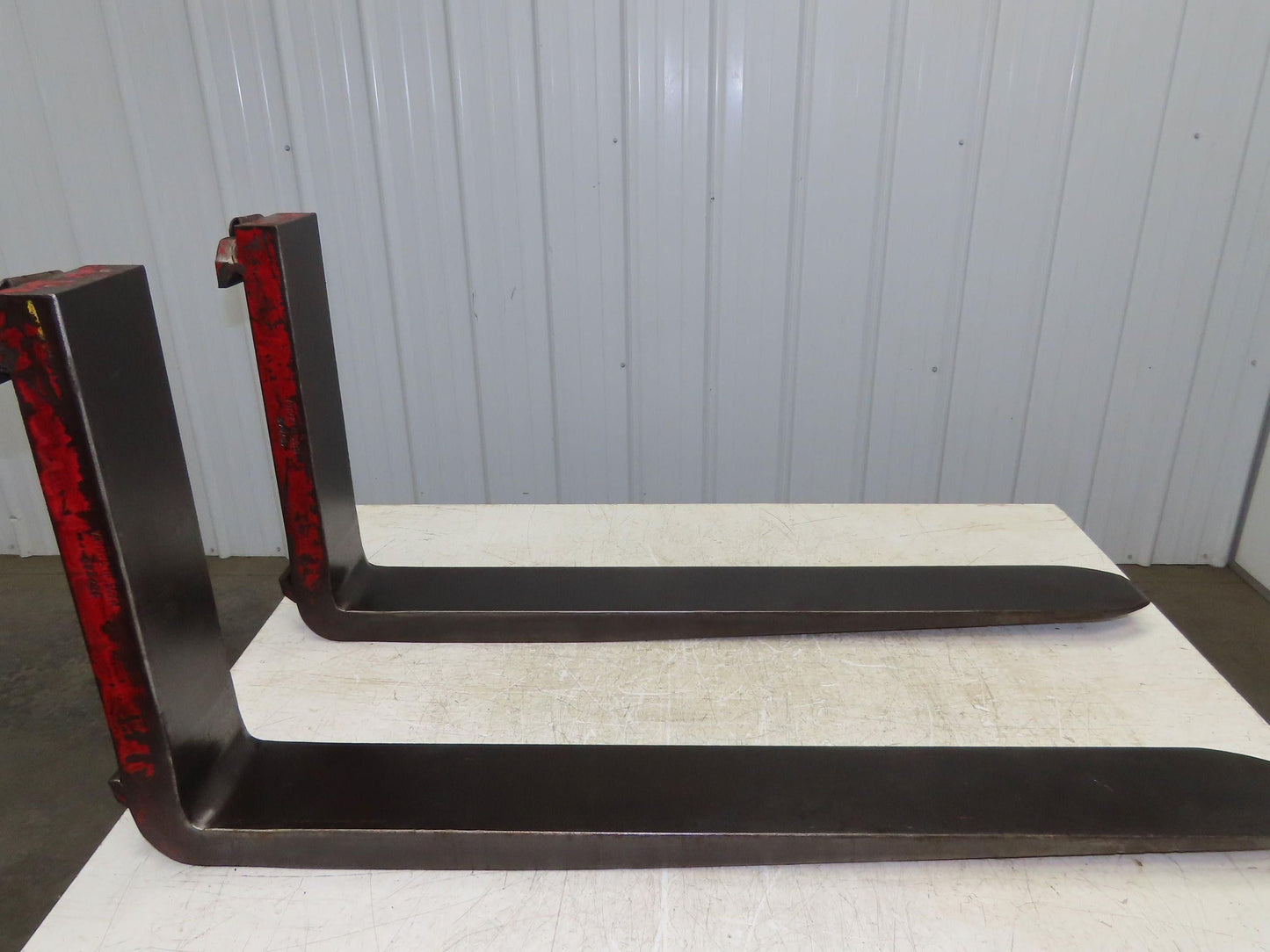 Kenhar K-S82 4x42" Class 2 Steel Forklift Forks Tines 16" Carriage 1-Pair