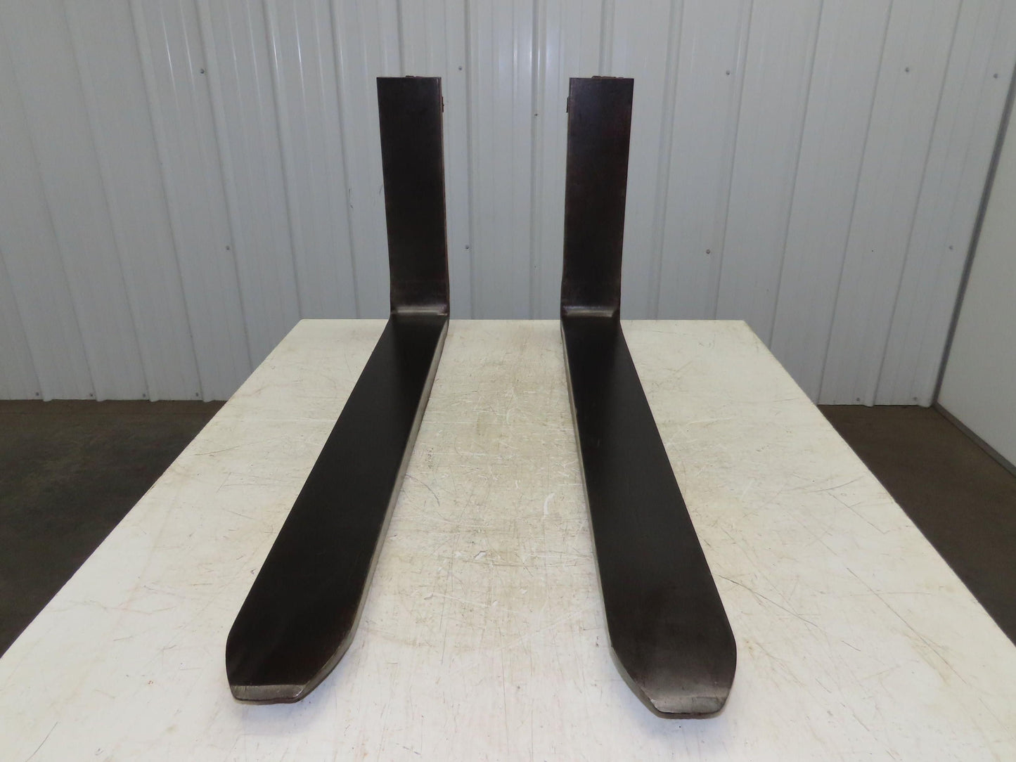 Kenhar K-S82 4x42" Class 2 Steel Forklift Forks Tines 16" Carriage 1-Pair