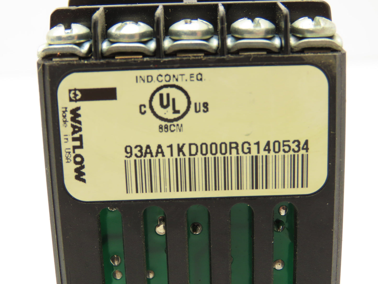 Watlow 93AA-1KD0-00RG Temperature Control Module PLC Display