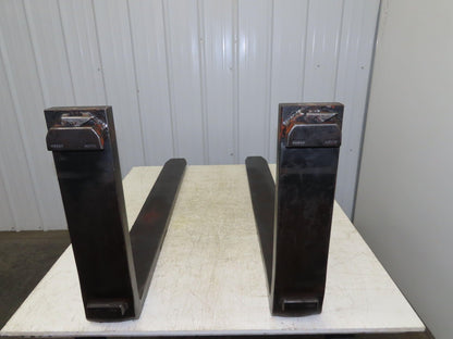 5x48" Class 2 Steel Forklift Forks Tines 16" Carriage 1-Pair