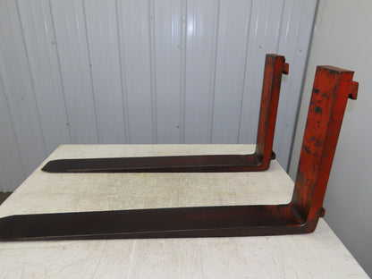Cascade 4x42" Class 2 Steel Forklift Forks Tines 16" Carriage 1-Pair