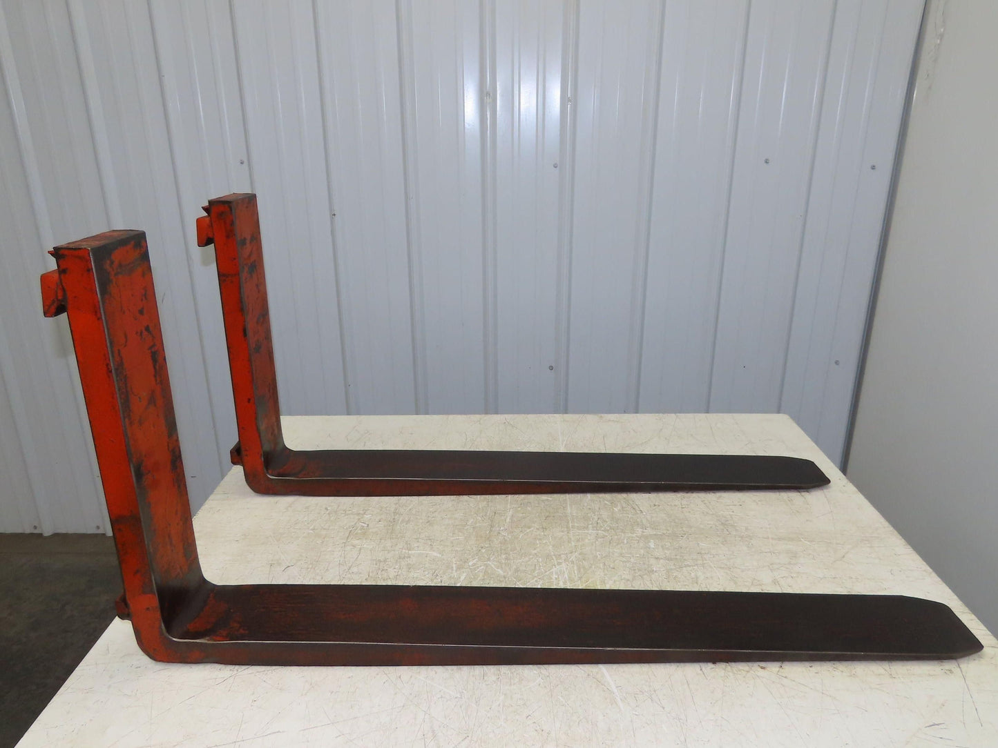 Cascade 4x42" Class 2 Steel Forklift Forks Tines 16" Carriage 1-Pair