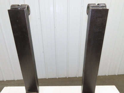 4x42" Shaft Mount Steel Forklift Forks Tines 1-1/2" Shaft 1-Pair