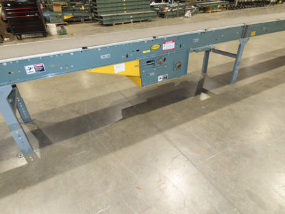 Hytrol 24"x 61' Slider Bed Conveyor 18" Belt 230/460V Center Drive 136 FPM