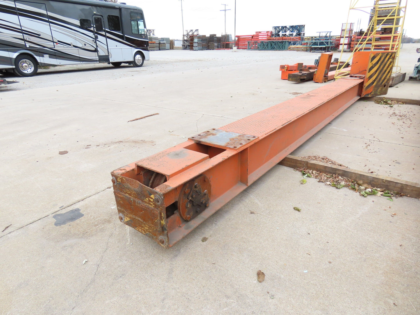 Cleveland Tramrail Motorized Gantry Crane End Truck Drive Floor Track 3Hp 460V