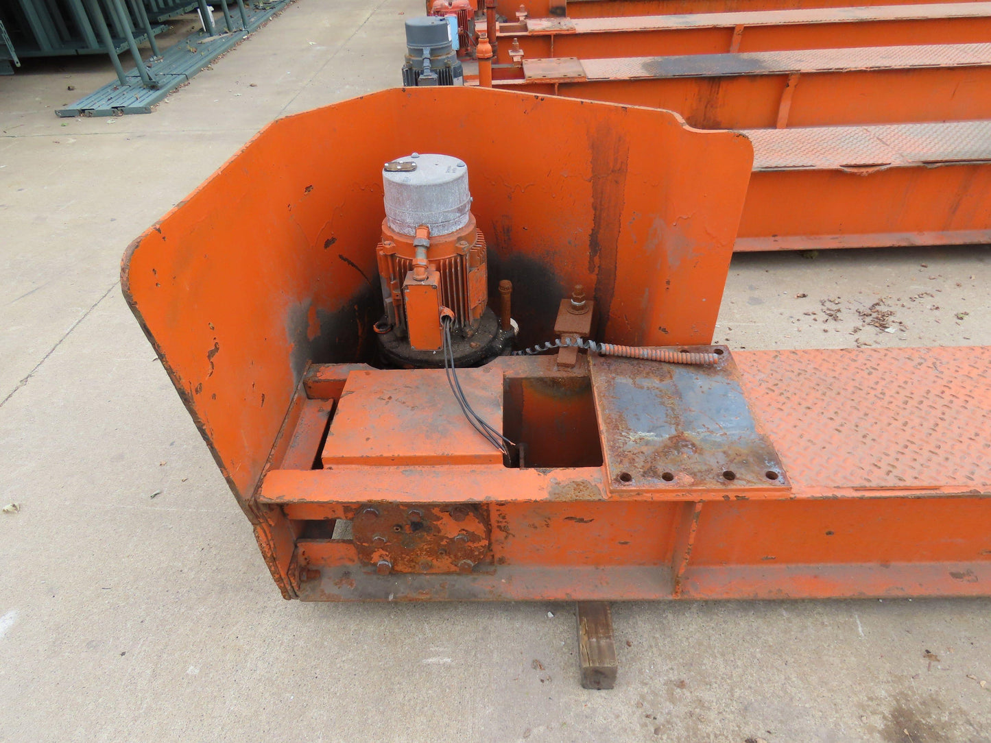 Cleveland Tramrail Motorized Gantry Crane End Truck Drive Floor Track 3Hp 460V