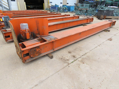 Cleveland Tramrail Motorized Gantry Crane End Truck Drive Floor Track 3Hp 460V