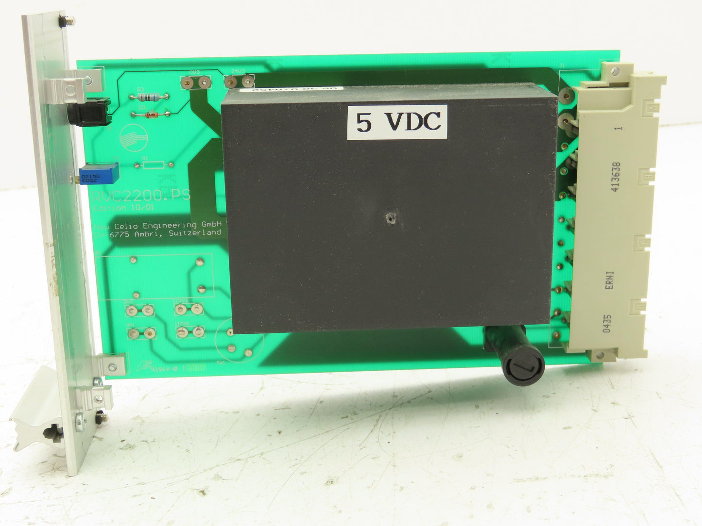 Celio RVC1000PS3 Graphic Art PLC Slot Rack 5V Power Supply Module Viscolor 2200