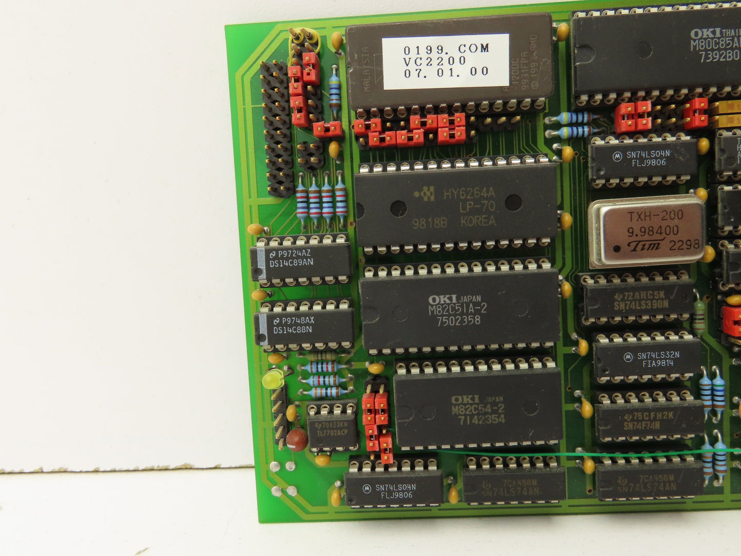 Celio OKFD0100 Graphic Art PLC Slot Rack Control Card 	Viscolor 2200