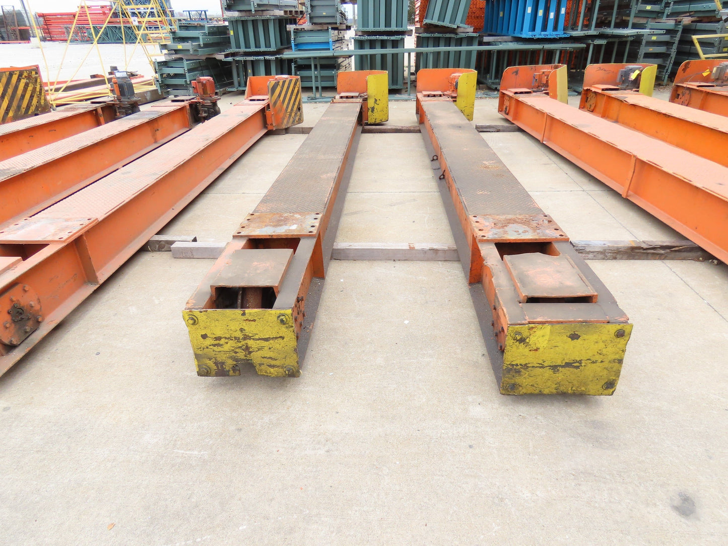 Cleveland Tramrail Motorized Gantry Crane End Truck Drive Floor Track 2Hp 460V