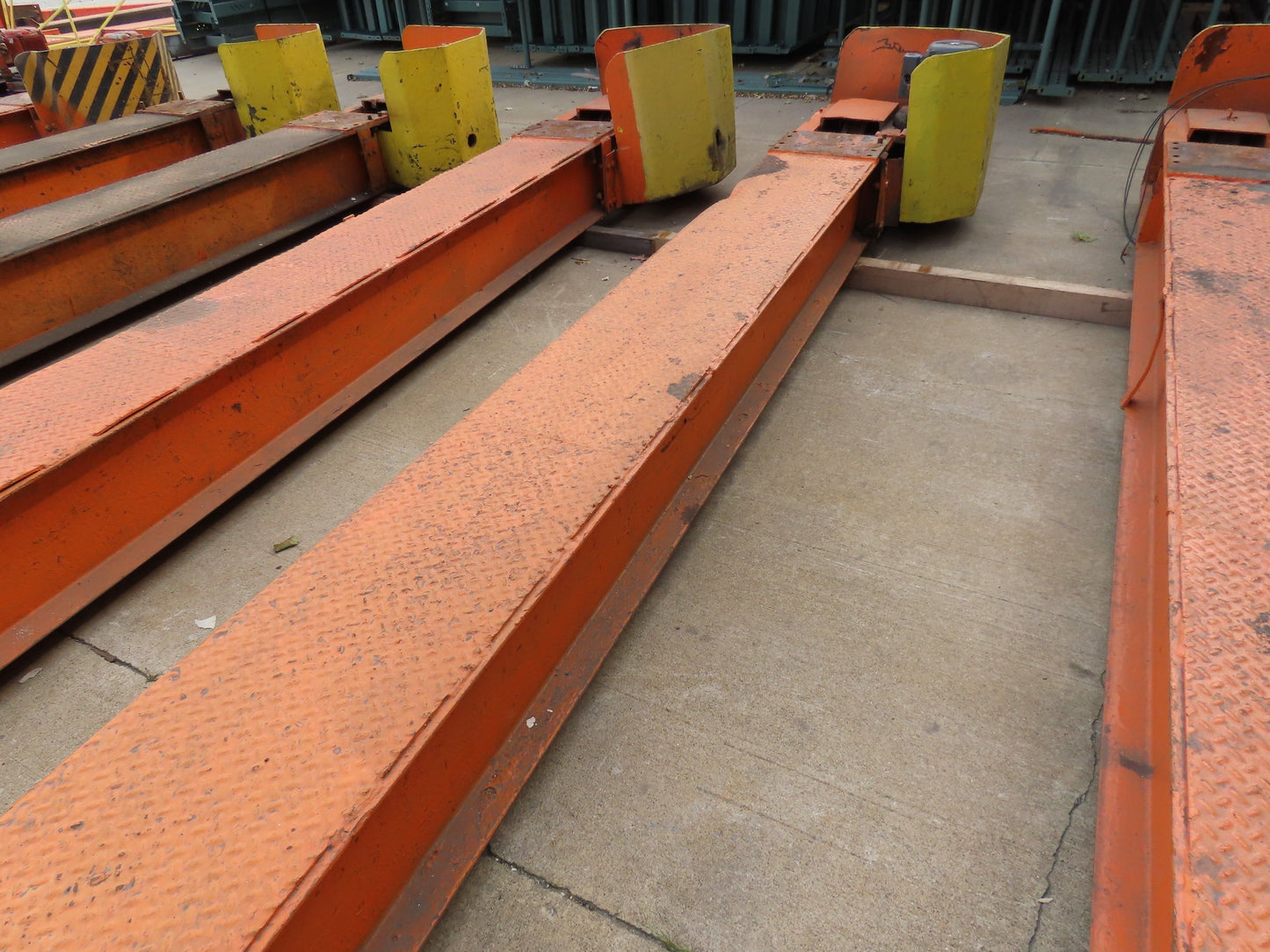 Cleveland Tramrail Motorized Gantry Crane End Truck Drive Floor Track 2Hp 480V